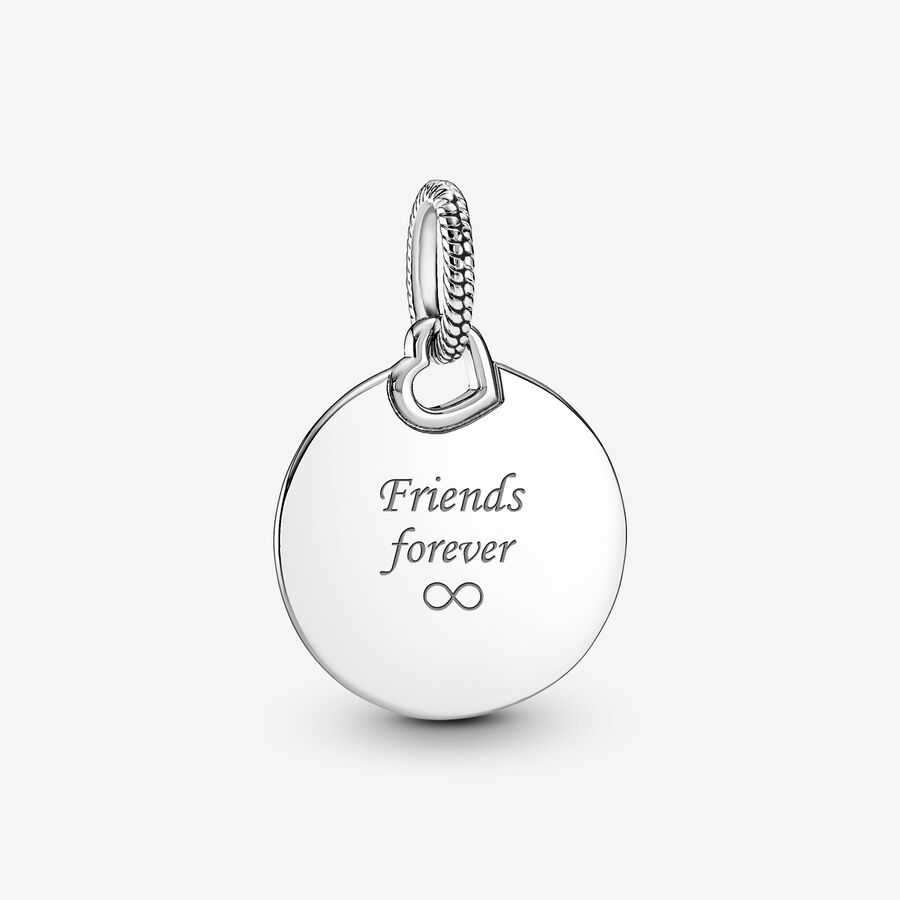 Engravable Round Tag Pendant