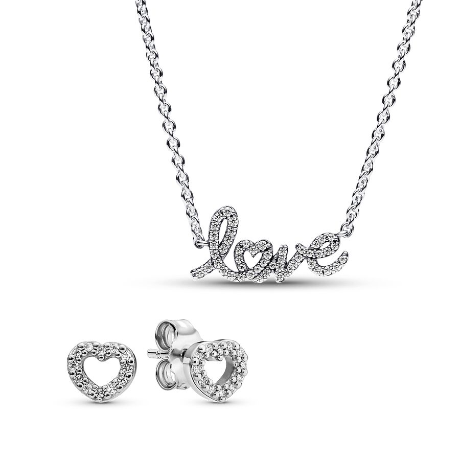 Handwritten Love Jewelry Gift Set