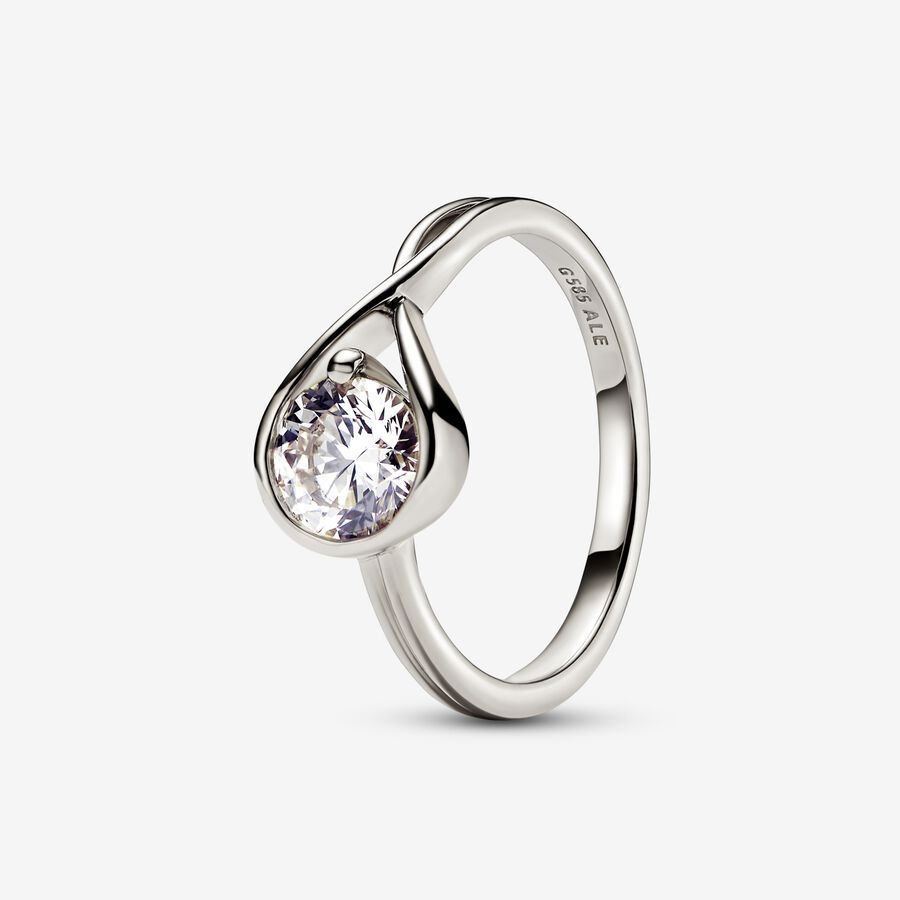 Pandora Infinite Lab-grown Diamond Ring 1.00 carat tw 14k White Gold