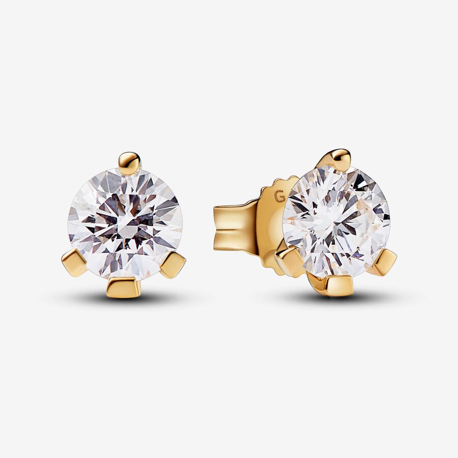 Pandora Nova Lab-grown Diamond Stud Earrings 1.00 carat tw 14k Gold