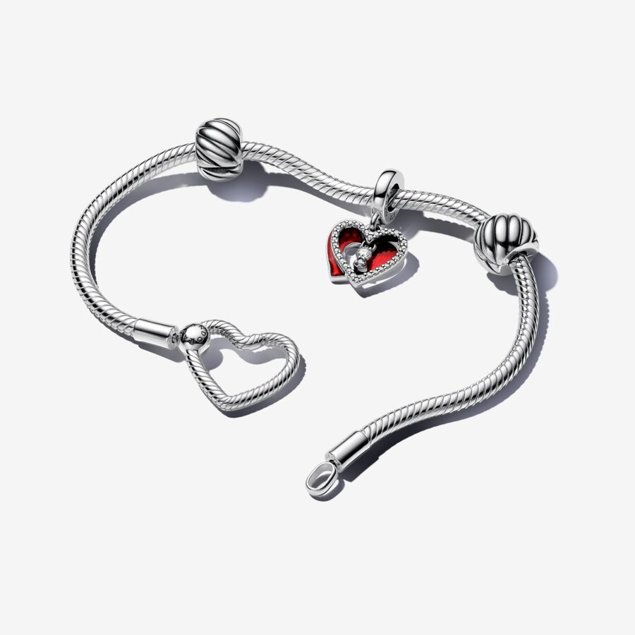 Heart & Keyhole Bracelet Gift Set