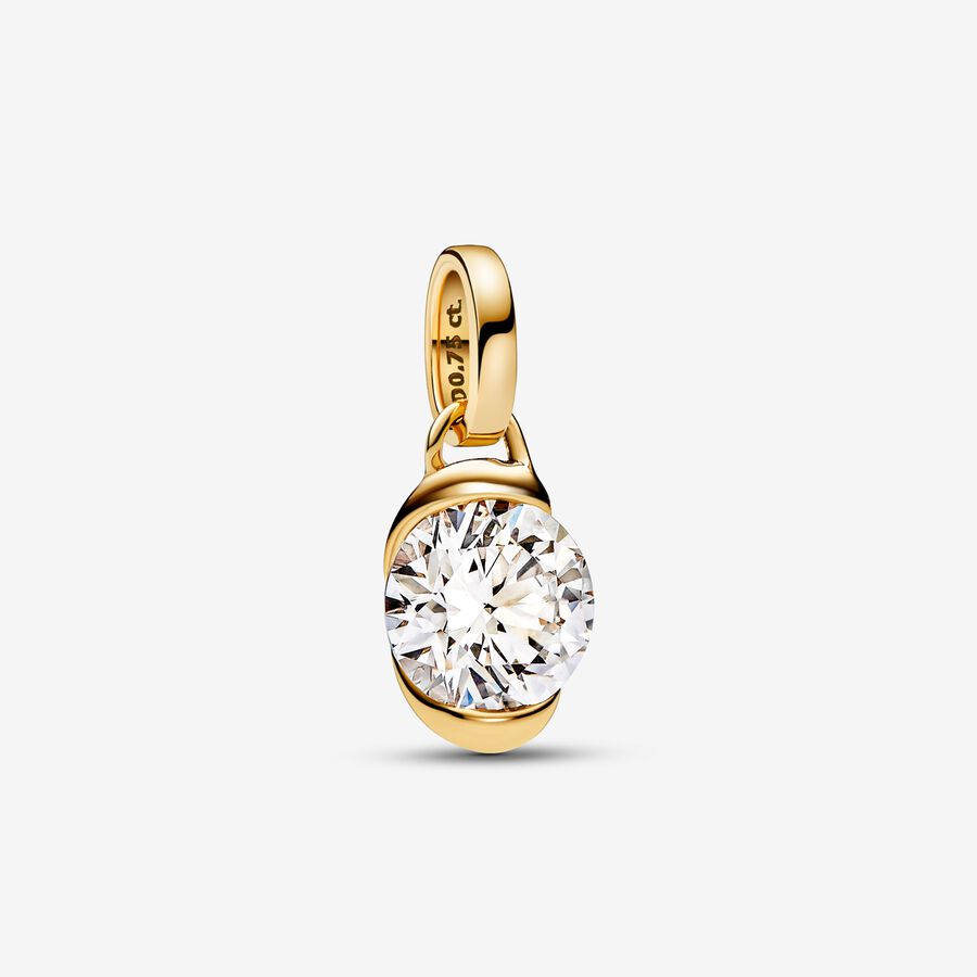 Pandora Talisman Lab-grown Diamond Infinity Pendant 0.75 carat tw 14k Gold