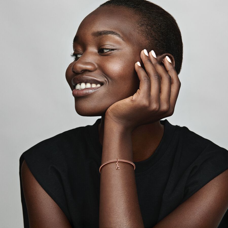 FINAL SALE - Letter H Script Alphabet Dangle Charm