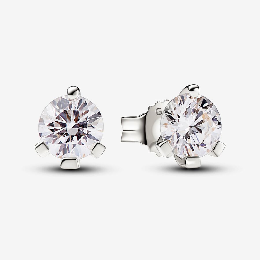 Pandora Nova Lab-grown Diamond Stud Earrings 1.00 carat tw 14k White Gold