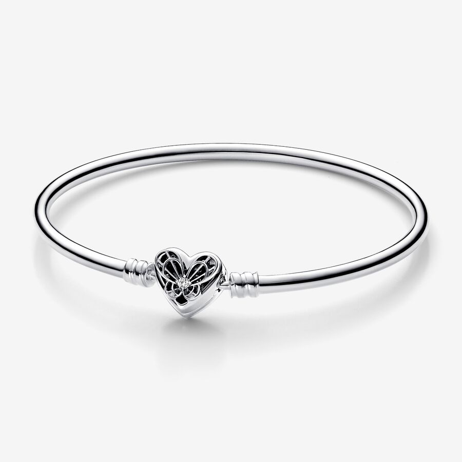 Final Sale - Pandora Moments Heart & Butterfly Bangle