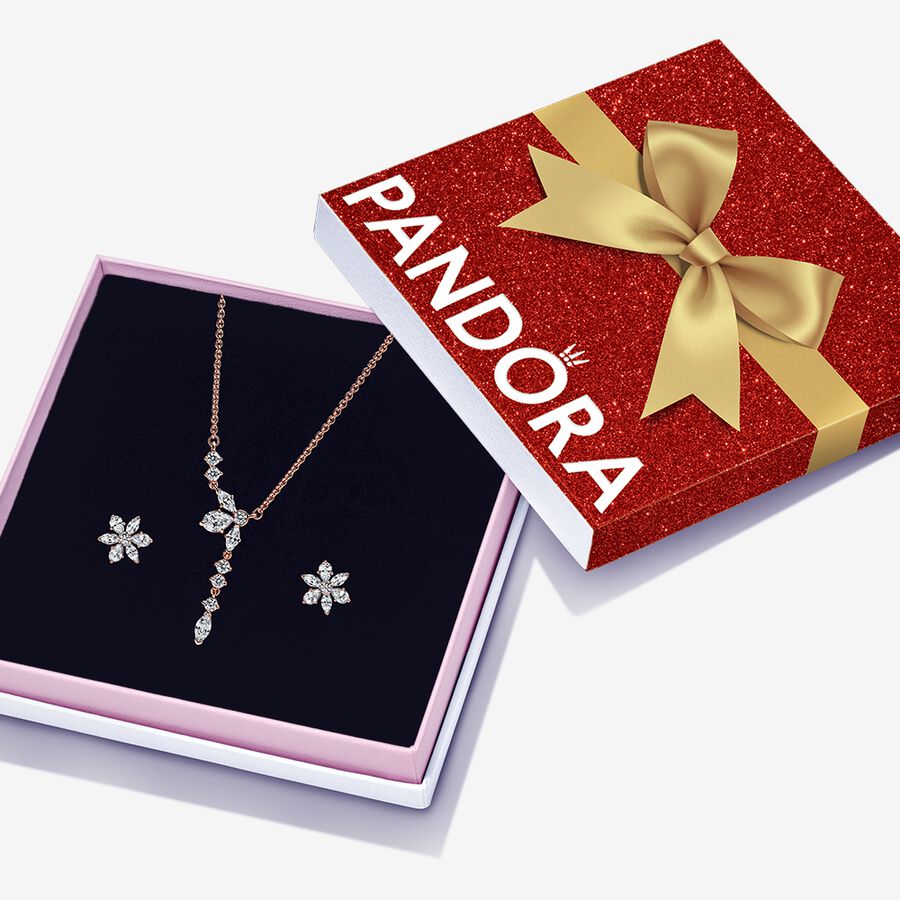 Sparkling Snowflake Jewelry Gift Set