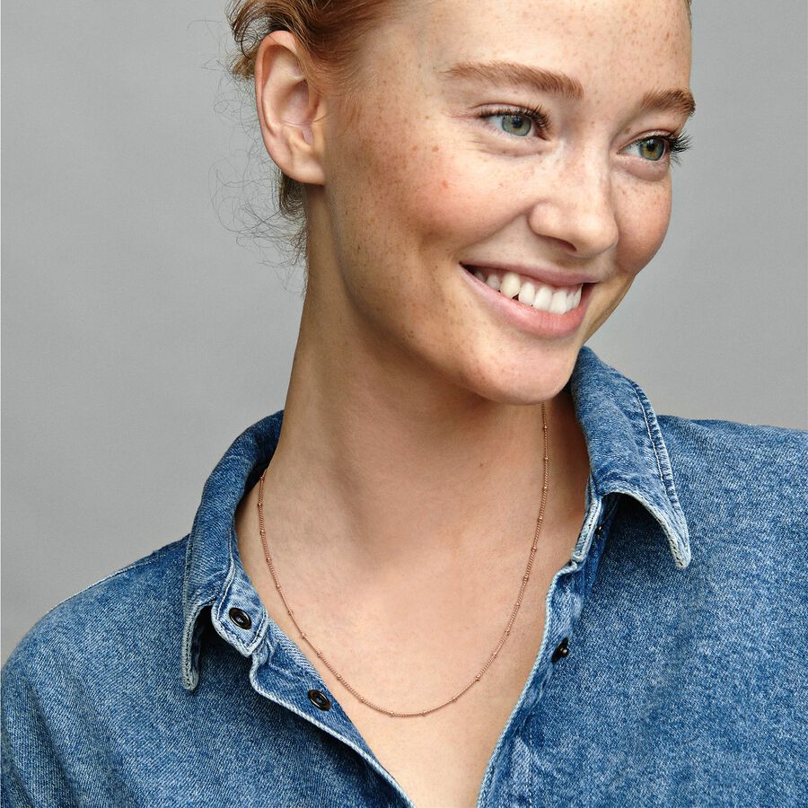 FINAL SALE - Beaded Chain Necklace