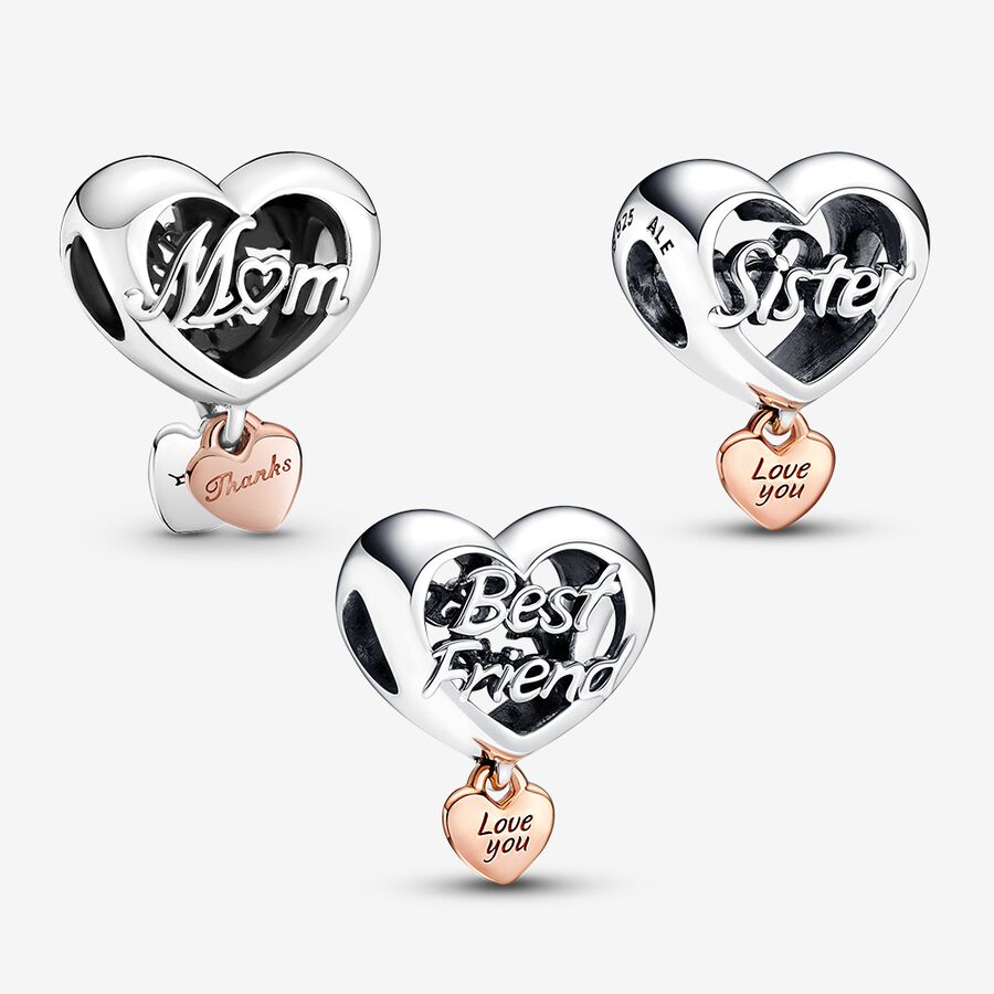 Best Girl Friends Charm Trio