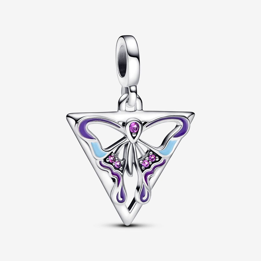 Pandora ME Butterfly Medallion Charm