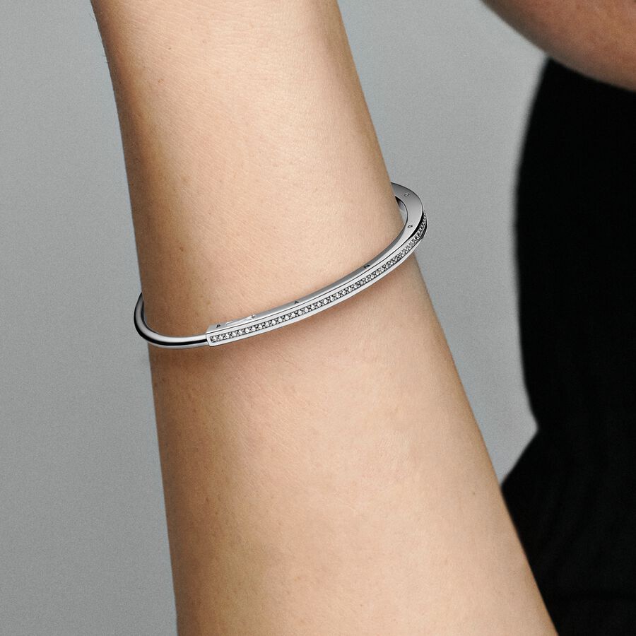 Pandora Signature I-D Pav&eacute; Bangle