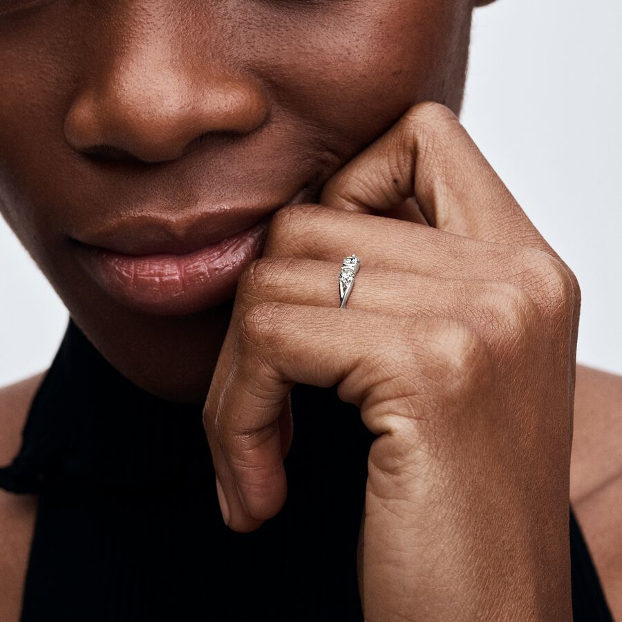 Pandora Infinite Lab-grown Diamond Double Facing Ring 0.30 carat tw Sterling Silver