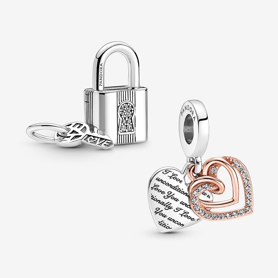 Locked Together Charm Set
