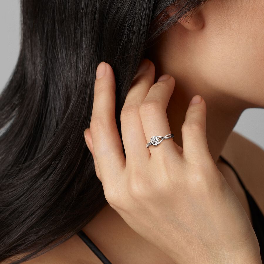 Pandora Infinite Lab-grown Diamond Ring 0.50 carat tw Sterling Silver