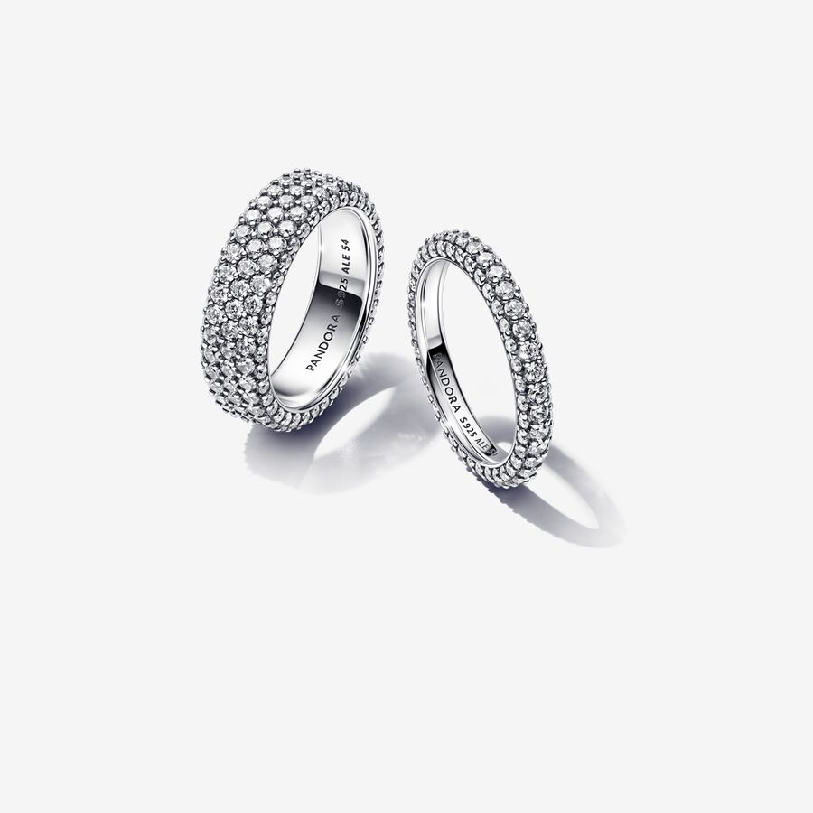 Pandora Timeless Pav&eacute; Ring Set
