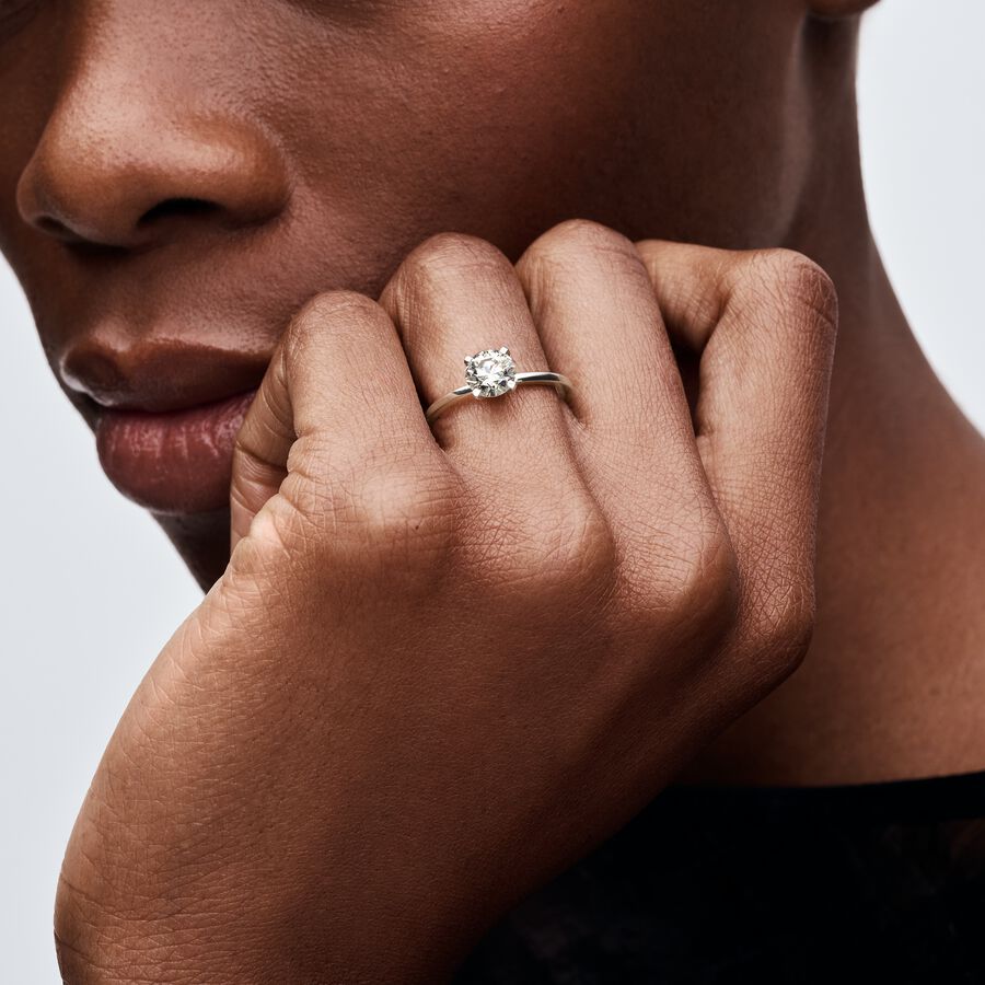 Pandora Era Lab-grown Diamond Ring 1.00 carat tw 14k White Gold