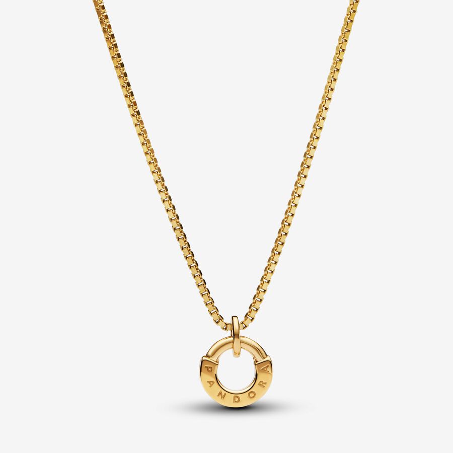 FINAL SALE - Pandora Signature I-D Collier Pendant & Necklace