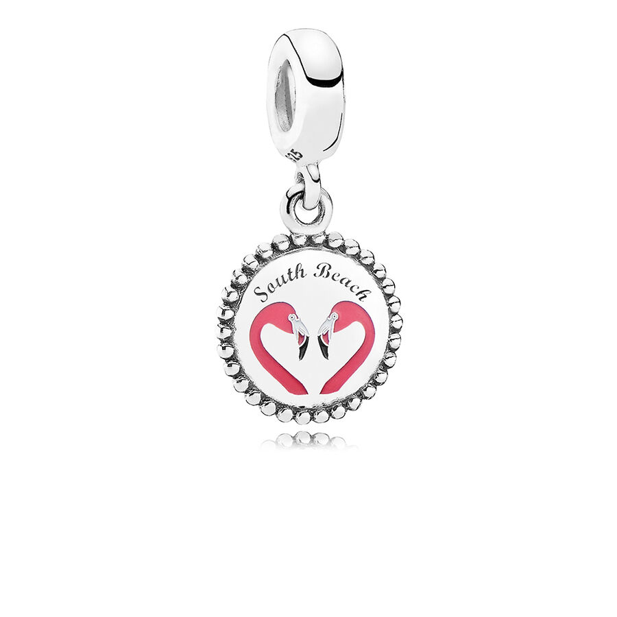 South Beach Flamingo Dangle Charm