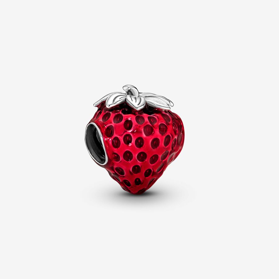 Seeded Strawberry Fruit Charm