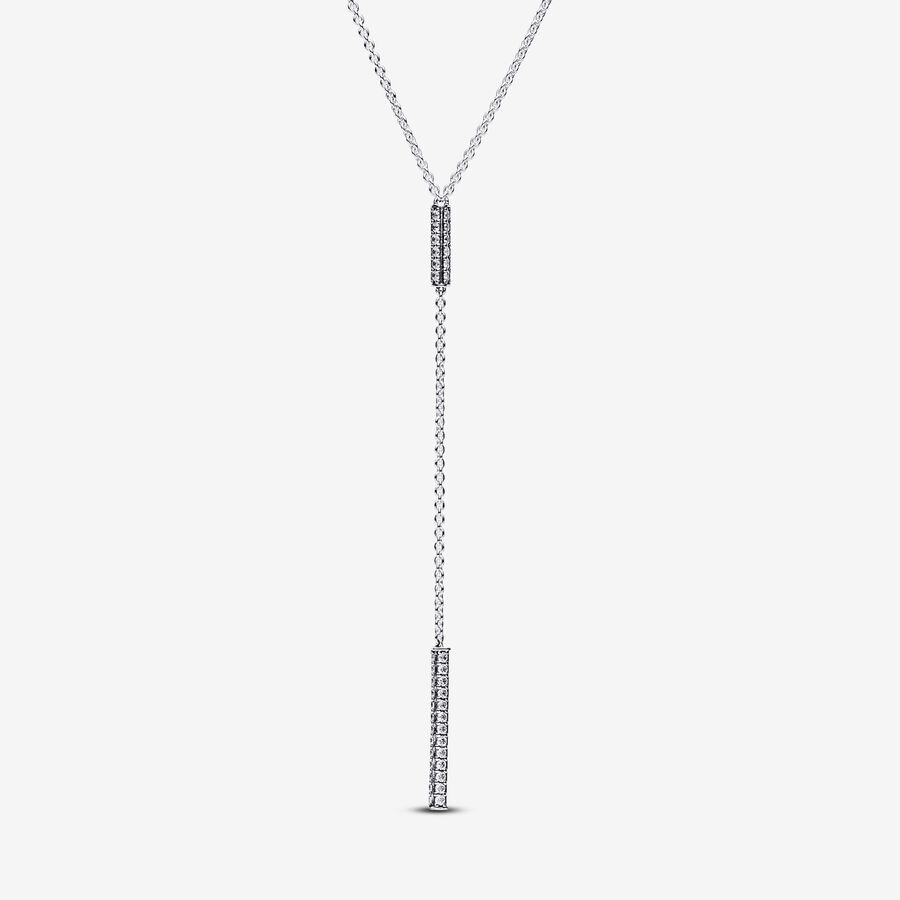 Pandora Timeless Pav&eacute; Prism Drop Necklace