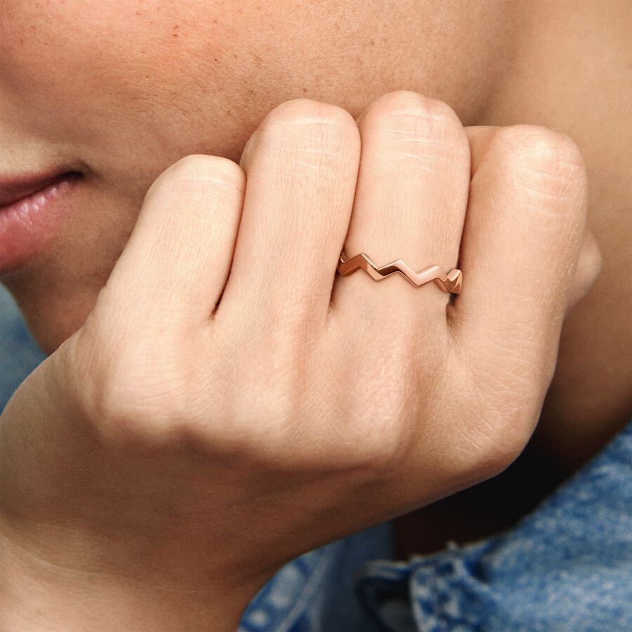 FINAL SALE - Polished Zigzag Ring