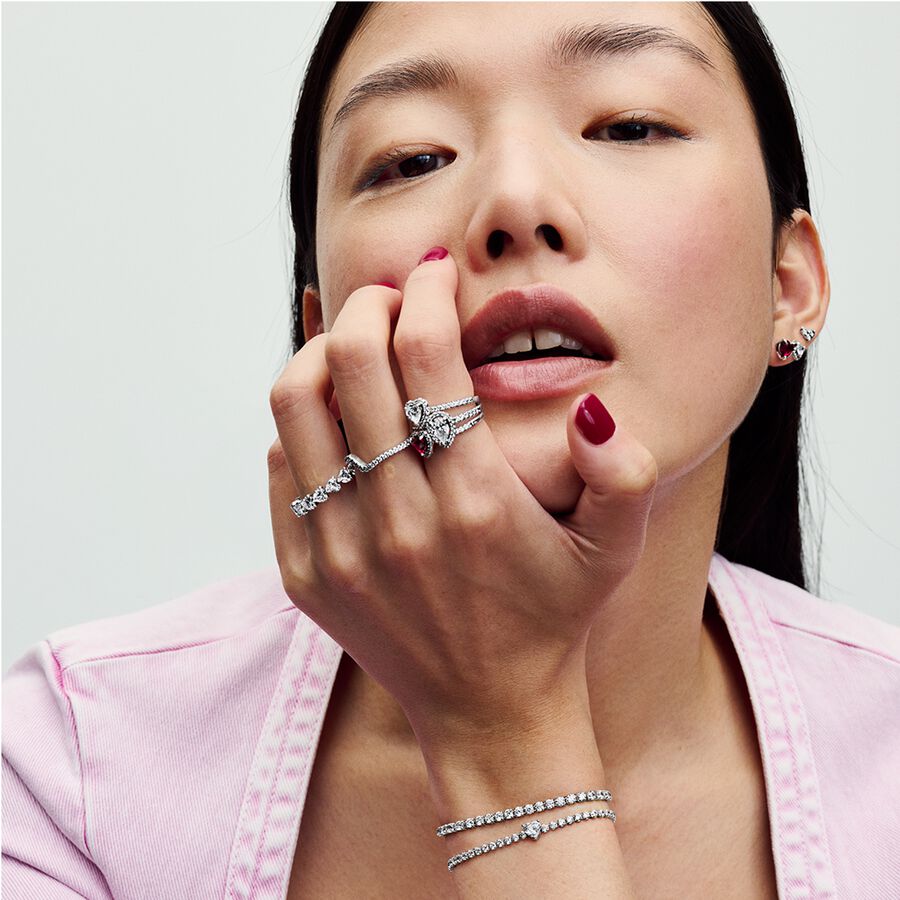 Elevated Red Heart Ring