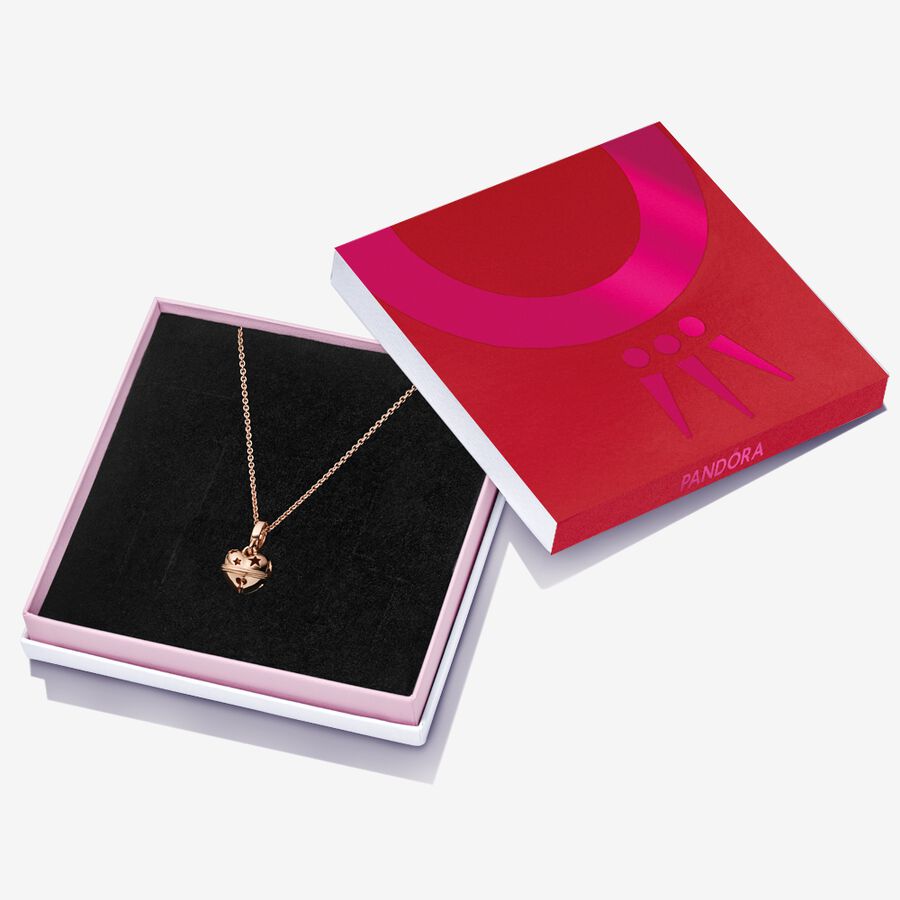 Festive Bell Charm & Necklace Gift Set
