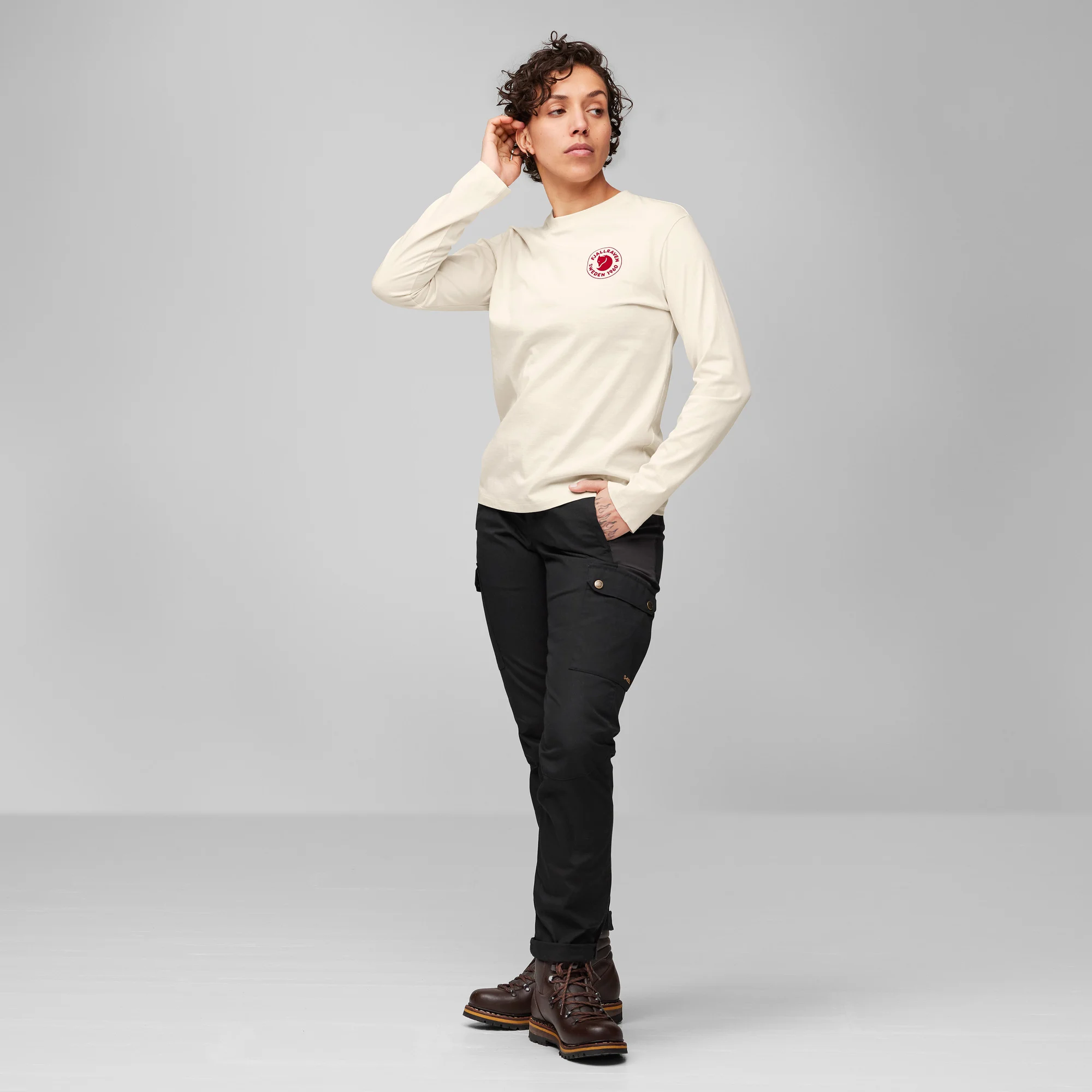 1960 Logo T-shirt LS W