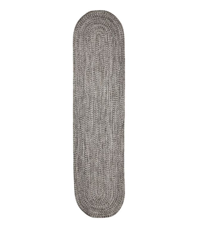 All-Weather Braided Runner, Concentric Pattern Oval