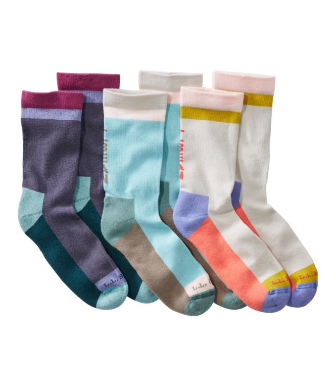 Adults' Wicked Soft Cotton Socks Gift Set, 3 Pairs