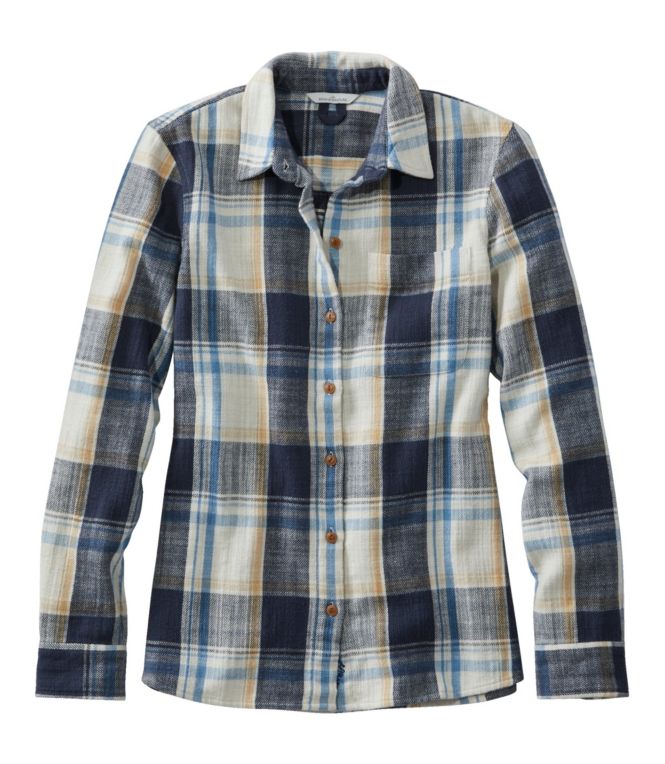 Women's Signature Heritage Textured Flannel Shirt, Plaid