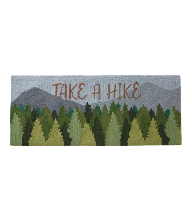 Indoor/Outdoor Vacationland Runner, Mountain Scene