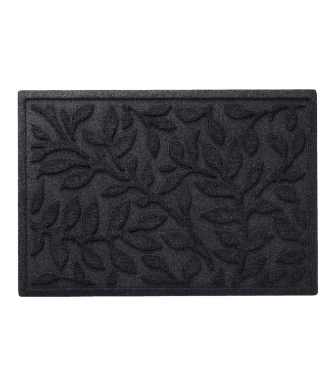 Heavyweight Recycled Waterhog Doormat, Woodland Leaf