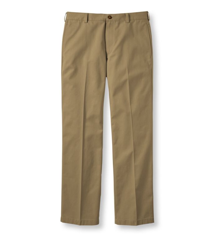 Men's Wrinkle-Free Double L® Chinos, Standard Fit, Plain Front