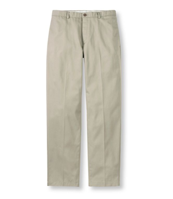 Men's Wrinkle-Free Double L® Chinos, Natural Fit, Plain Front