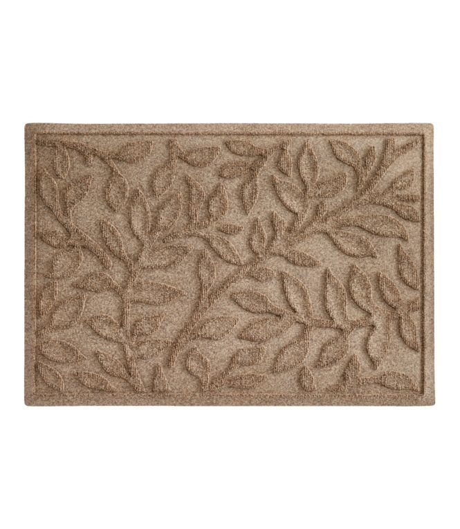 Heavyweight Recycled Waterhog Doormat, Woodland Leaf