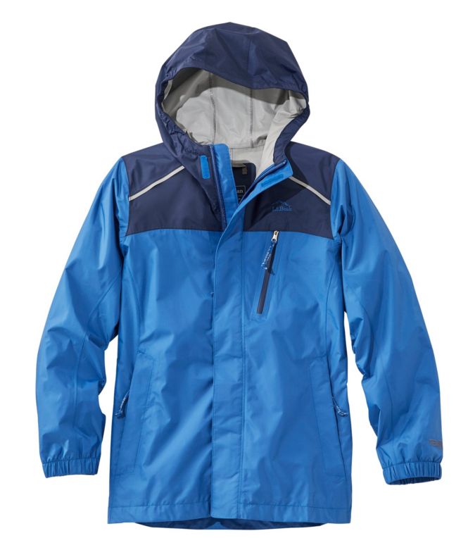 Kids' Trail Model Rain Jacket, Colorblock