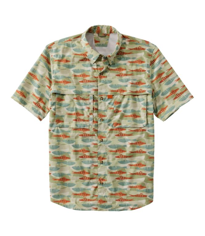 Men's Tropicwear Shirt, Short-Sleeve Print
