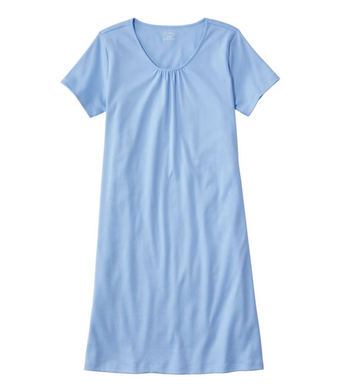 Women's Supima Nightgown, Short-Sleeve