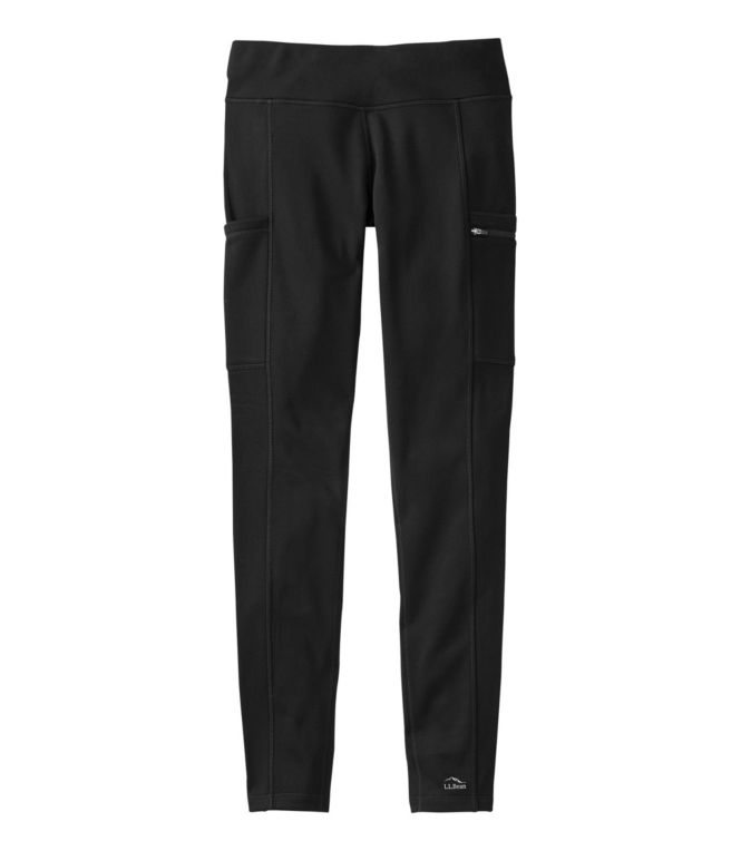 Women's PrimaLoft ThermaStretch Fleece Pocket Tights, Mid-Rise