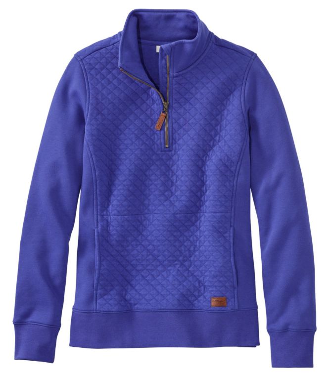 Women's Quilted Quarter-Zip Pullover