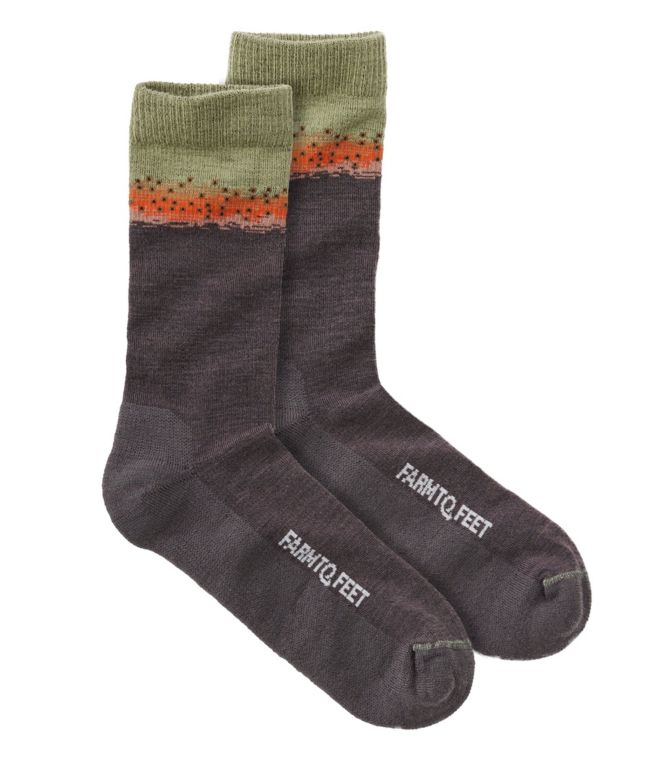 Adults' Farm to Feet Missoula Crew Socks, Light Cushion