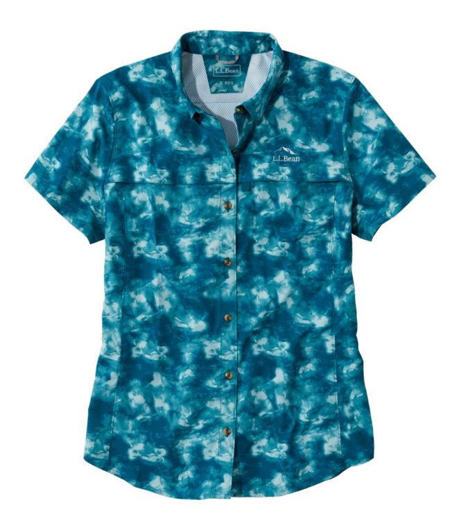 Women's Tropicwear Shirt, Short-Sleeve Print