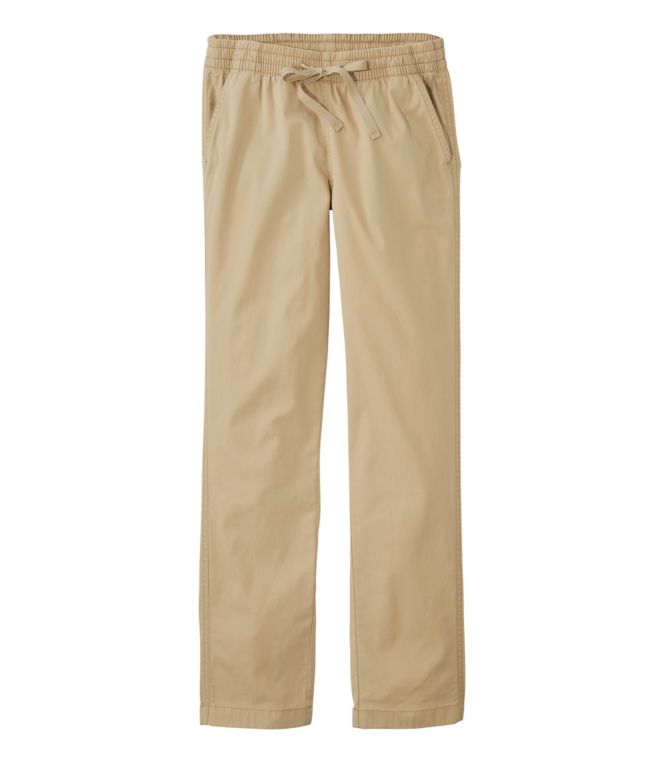 Women's Lakewashed Chino Pants, Mid-Rise Pull-On Ankle