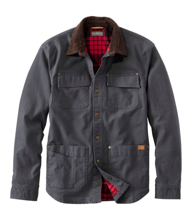 Men's Signature Lined Canvas Shirt Jac