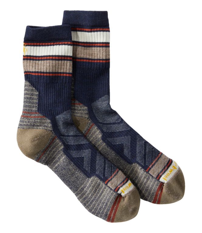 Men's Smartwool Hike Light Cushion Mid Crew Stripe Sock