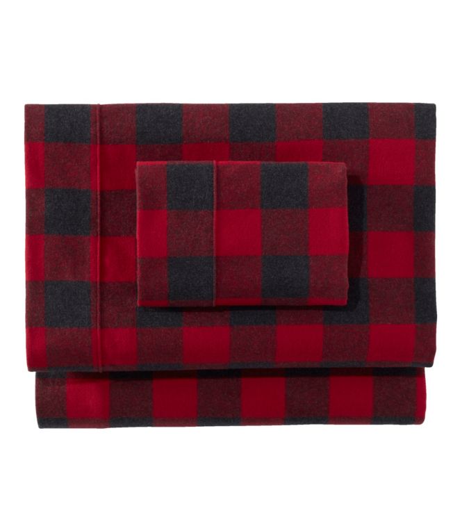 Heritage Chamois Flannel Sheet Collection, Plaid