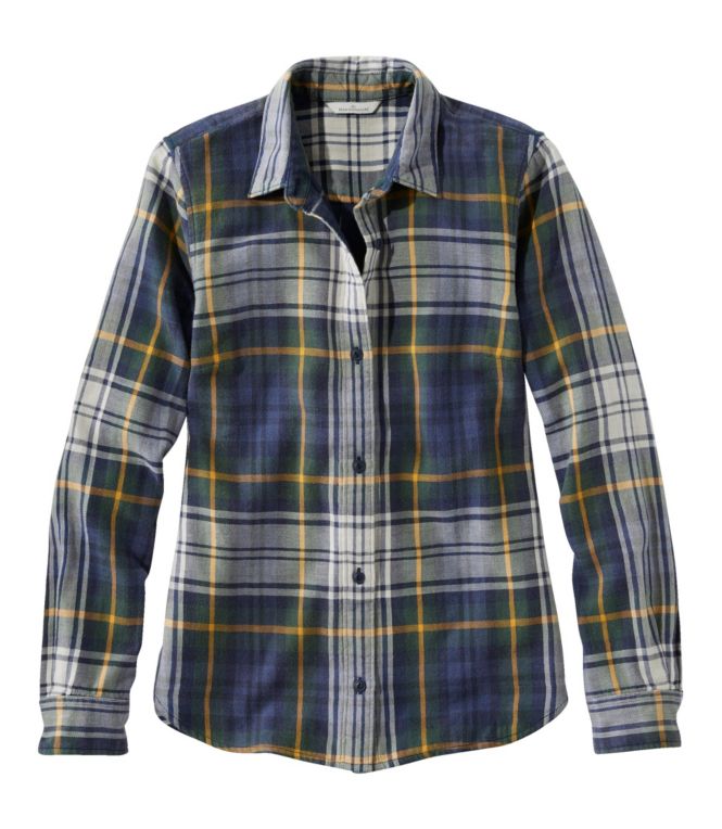 Women's Signature Cotton Double-Weave Shirt, Long-Sleeve