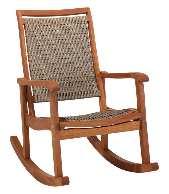 Wicker Eucalyptus Rocker