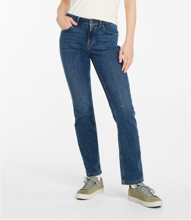 Women's BeanFlex® Jeans, Mid-Rise Straight-Leg
