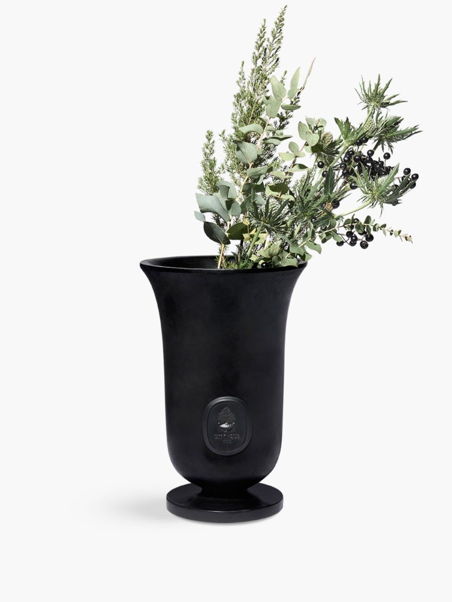 Black Medicis vase